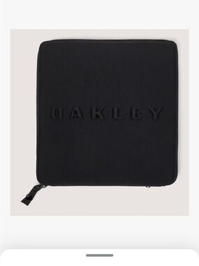 Oakley black nylon packable duffle bag